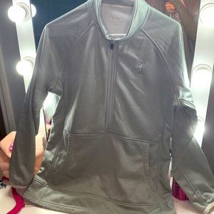 *Straight Down* pullover - women's golf - zip.